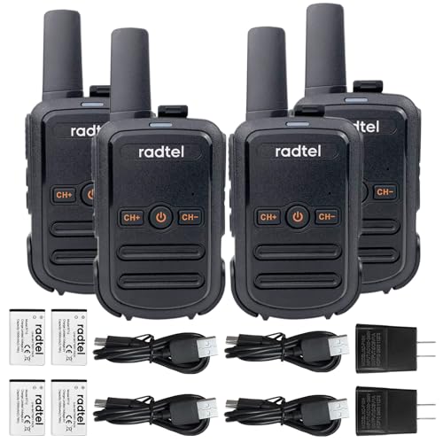 Radtel RT12 PMR 446 Walkie Talkie Recargable 16 Canales de Radio sin Licencia CTCSS DCS Walky Walky Radio con Carga USB para...