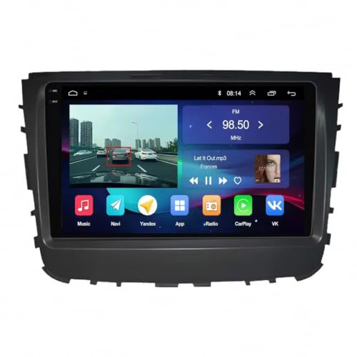 Radio de coche 2 DIN con Bluetooth y Mirror Link para Porsche Cayenne I 9PA 2002