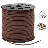 【Apparence vintage et élégance intemporelle】 Le fini mat et la couleur brune de daim confèrent à chaque projet DIY une touche de charme rétro. S'accorde parfaitement avec les matériaux naturels et rehausse autant les bijoux que les décorations et les emballages cadeaux.