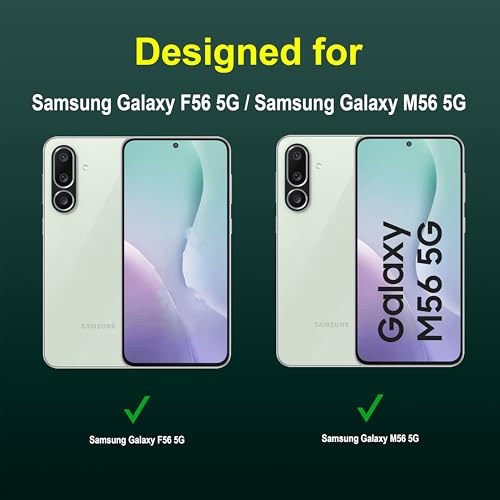 Image of amazon basics Back Case Cover for Samsung Galaxy F56 5G | Compatible for Samsung Galaxy F56 5G Back Cover | Liquid Silicon Magic Case with Camera Protection | Dark Green
