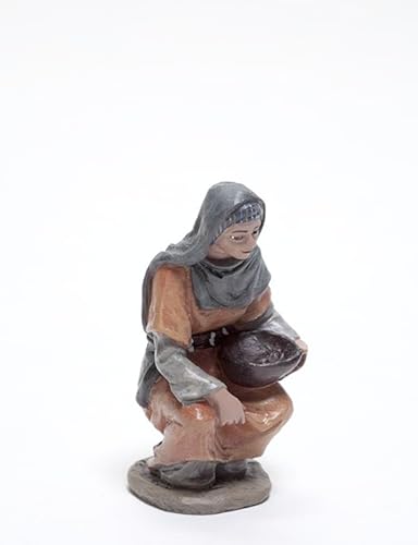 Campesina Agachada Campesina Agachada Figuras De Acciones Cotidianas Figuras De Belén Serie 11cm Diseñadas Por José Luis Mayo Decoración Navideña Nacimiento