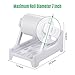 Label Holder, Thermal Labels Dispenser for Rolls and Fan Fold (Stack) Labels (White)