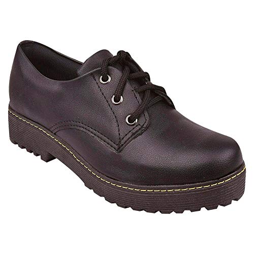 Oxford Feminino Chiquiteira Napa Preto Ff 38
