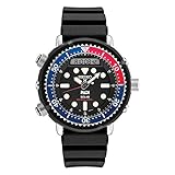 SEIKO PROSPEX セイコー プロスペックス ソーラー ダイバー PADI SNJ027 腕時計 メンズ 逆輸入 アナデジ ブラック 黒 海外モデル [並行輸入品]