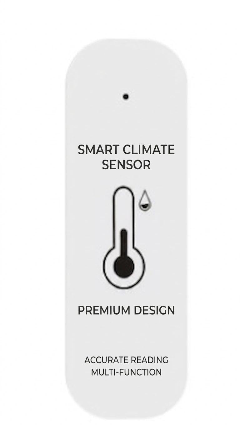 Smartes WLAN Thermo-Hygrometer mit WiFi, App-Steuerung, kompatibel mit Alexa