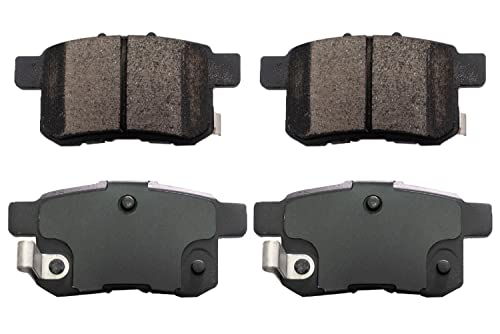 Image of Rear Premium Ceramic Disc Brake Pad Replacement For Select 2008-2017 Honda Accord 09-14 Acura TSX - D1451