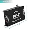 Pyle Preamplificatore Phono, Amplificatore Audio Stereo Mini con RCA, Bassa Rumorosità, Alimentato da Adattatore 12V DC - Nero
