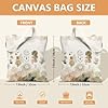 Sun Canvas Tote Bag for Women, Bohemian Nature-Inspired Moon Leaves Summer Earthy Green Washable Reusable Graphic Tote Bag Ideas for Travel Work Shopping Bookstore 13x15 Inch #3