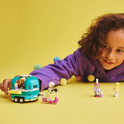 Friends Negozio Mobile di Bubble Tea, Giocattolo per Bambine e Bambini dai 6 Anni, Monopattino e Mini Bamboline Nova e Matilde, Personaggi 2023 41733 - Lego - Immagine 5