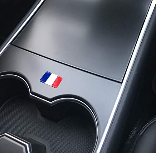 Image of 2 x 3D Domed Silicone Stickers Decals France National French Flag Car Motorcycle Helmet F 33