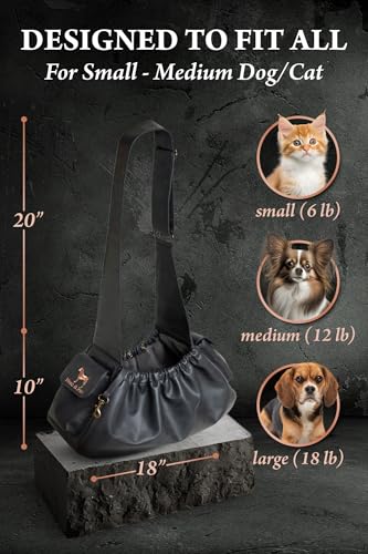 Sling pour petits chiens et chats réglable Noah & Paw lavable - 5