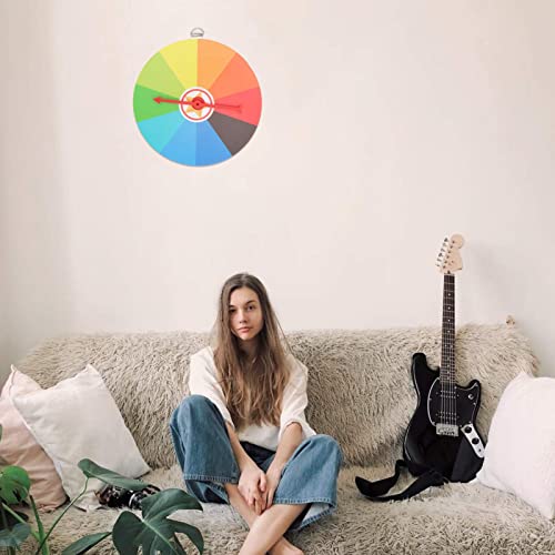 Valiclud Spinning Wheel 7. 47-10 Color Slots Wheel Of Fortune, Write On Erasable Whiteboard Surface, Easy Assembly (Colorful) #TOP1