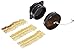 Amphenol Audio MP-4102-150P-C Panel Receptacle with pin Contacts, Black Finish, supplied complete with Gold Plated Crimp Contacts and Protective Dust Cap, 150 pin