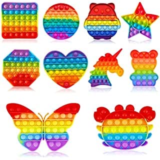 Pop It Fidget Toys, Push Pop Bubble Fidget Sensory Toy, Autism Special Needs Silicone Stress Relief Toy, Great Fidget Toy for Kids and Adults (2 pcs) (B0BKQN52K2) Amazon Price History, Amazon Price Tracker