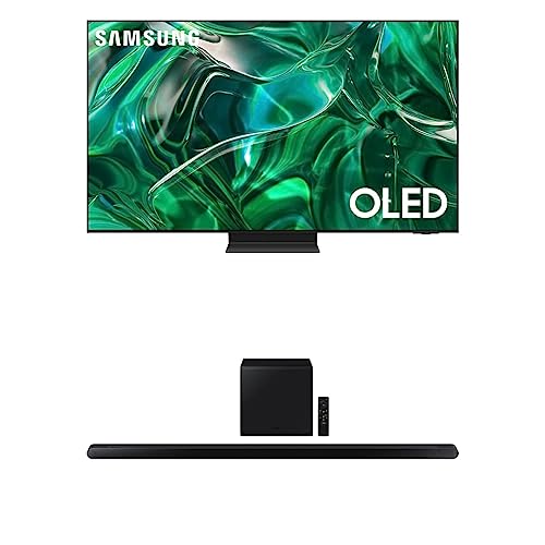 Image of SAMSUNG 55-Inch Class OLED 4K S95C Series, Quantum HDR, Dolby Atmos, Object Tracking Sound+(QN55S95CA, 2023 Model) w / SAMSUNG HW-S800B /ZA 3.2.1ch Soundbar, Wireless Dolby Atmos , 2022, Black