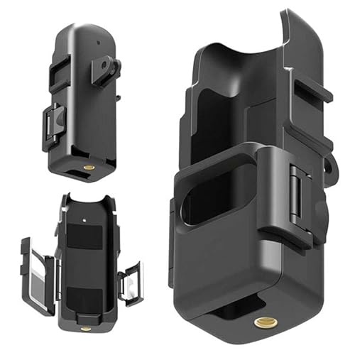 【CYBERGARAGE】カメラ固定保護ケース・オスモ ポケット 3 固定ブラケット OSMO POCKET 3用 アクセサリー 拡張ホルダー 三脚固定 三脚・自撮り棒に取付可能 ブラケット ディージェーアイ DJI ポリカーボネート