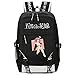 Produktbild WANHONGYUE Go-Toubun no Hanayome Anime Cosplay Rucksack Schultasche Laptop Backpack mit USB-Ladeanschluss Schwarz / 14