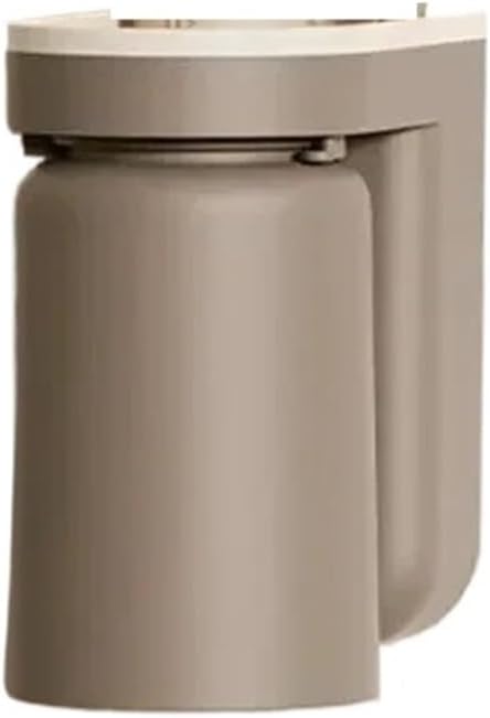 革新的な歯ブラシ1本、収納ラック、穴なし、軽量、高級マウスウォッシュカップブラシ(Brown)