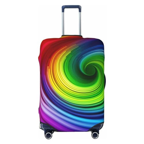 Housse pour valises durable et élastique design arc-en-ciel XL