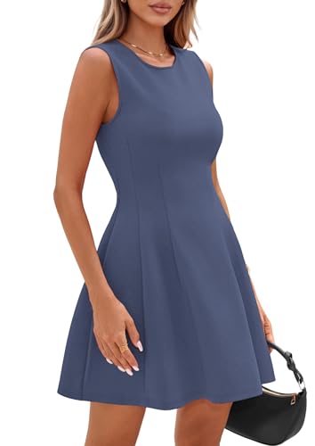 PRETTYGARDEN Summer Dresses for Women 2025 Elegant Classy A Line Business Casual Work Graduation Cocktail Short Dress4