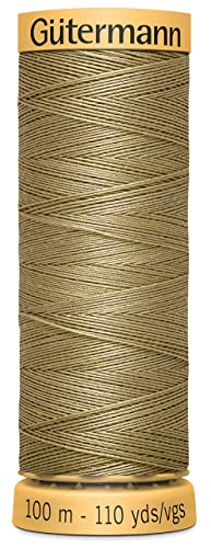 Gutermann 103C-2700 Hilo Algodón Natural Beige 110 Yardas miniatura 1