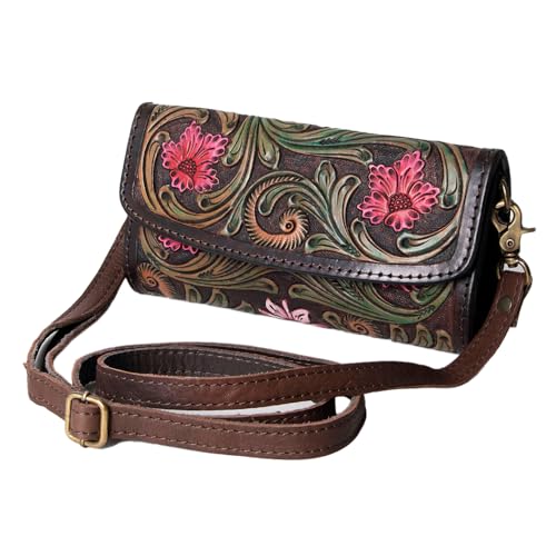 American Darling Wallet Hand Tooled Genuine Leather Western Women Bag | Handbag Purse | Women Wallet | Wristlet Wallet | Travel Wallet | Leather Wallet | Clutch Wallet