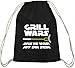 Produktbild Grill natur Turnbeutel von Shirtstreet24 mit Möge die Wurst Grill Wars Aufdruck, Größe: onesize,schwarz natur