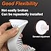 12 PCS Plumbing Cover Plates Plastic Escutcheon Plate Flange Pipe Covers for Bathroom (Apply to 1.18