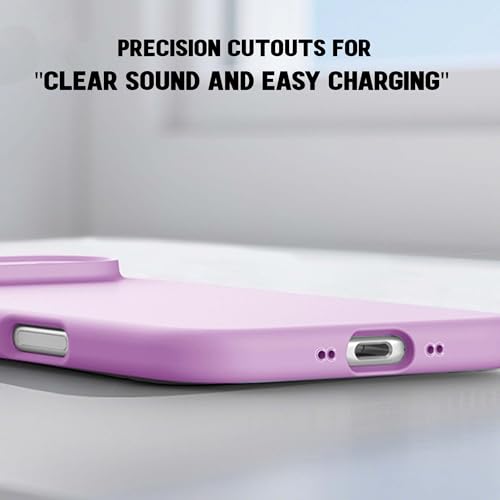 Image of Kratos Active Grip Silicone Case Cover Compatible with iPhone 17 Air - Enhanced Protection, Wireless Magnetic Charging Case with Raised Edge Camera & Screen Protection, Shock-Resistant Design Violet