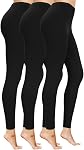 COMFY FOREVER Leggings haute taille pour les femmes - Les femmes douces Leggings en Capri, pleine longueurs & Short de motard en 35 Couleurs