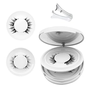 Meylora Magnetic Lashes,Meylora Magnetic Eyelashes with Applicator Reusable Eyelashes Magnet without Eyeliner Natural Look No Glue or Liner Needed for Women(Simple+Iris)