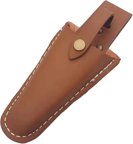 Funda de cuero para herramientas, funda de jardinería, bolsa para poda de jardín, alicates, tijeras, tijeras o cuchillo, funda de cuero