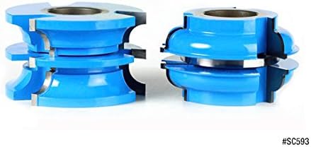 Miniatura 7 de Amana Tool - SC592 2 piezas de carburo con punta de 3 alas y perfil de riel puerta exterior 2-78 diámetro