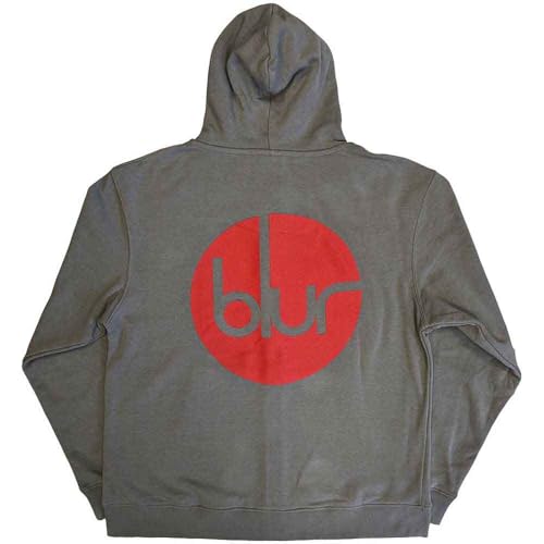 Blur Sweat-Shirt à Capuche pour Vos Sorties Urbaines et Concerts Rock
