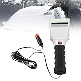 JIFOVER Ice Miracle Window Scraper, Electric Heated Ice Scraper, Heated Snow Ice Scraper for Car Auto SUV Truck Windshield Windows (1 pcs)