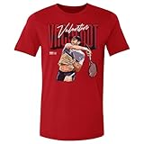 500 LEVEL Valentin Vacherot Tennis Shirt (Red, Small)