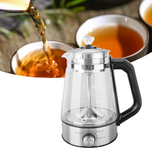 Tetera eléctrica de vidrio con función de vapor 1.2L 110V miniatura 6