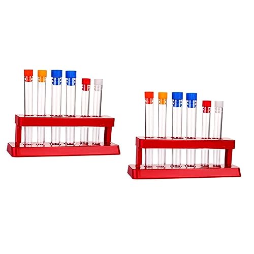 Healeep 2er Set Reagenzglasständer Kunststoff