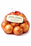 Fresh Yellow Onions 2 lb Bag, Farm Fresh Whole Onions, Premium Quality, Sweet & Mild Flavor, Perfect for...