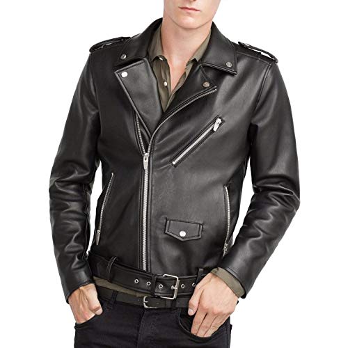 HugMe.fashion Genuine Leather Motorcycle Jacket JK84