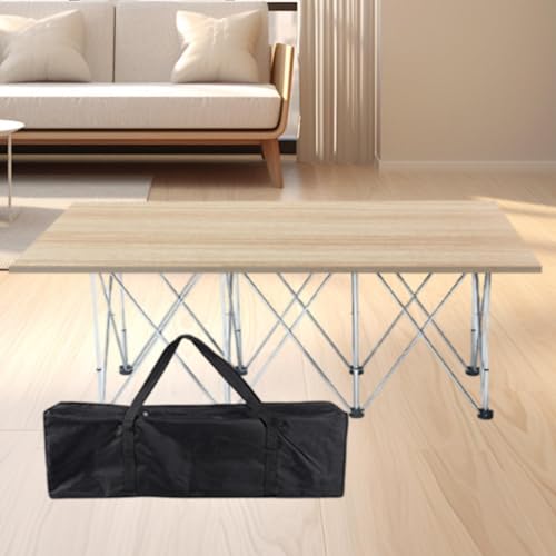 Mesa de trabajo portátil con soporte de acero para proyectos en el garaje 8