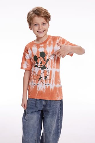 Image of Disney Mickey Mouse Boys Short Sleeve T-Shirt for Infants Toddlers and Little Kids