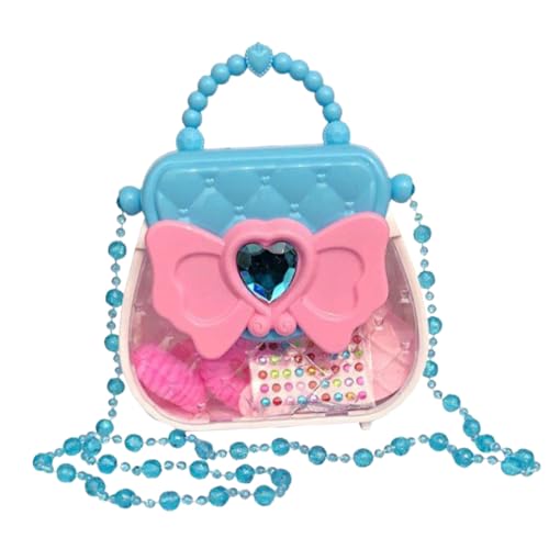 VICASKY Juego de juguetes de maquillaje de simulación para niños y niñas, juego de juguetes de maquillaje, estuche de cosméticos, juego de rol, juguete educativo
