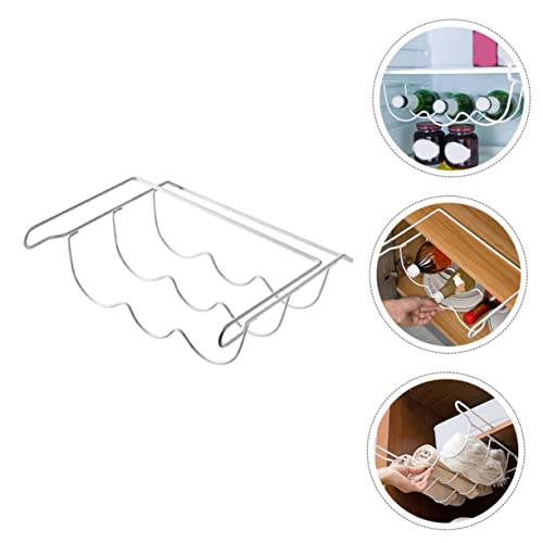 Soporte de botellas para refrigerador de hierro miniatura 2