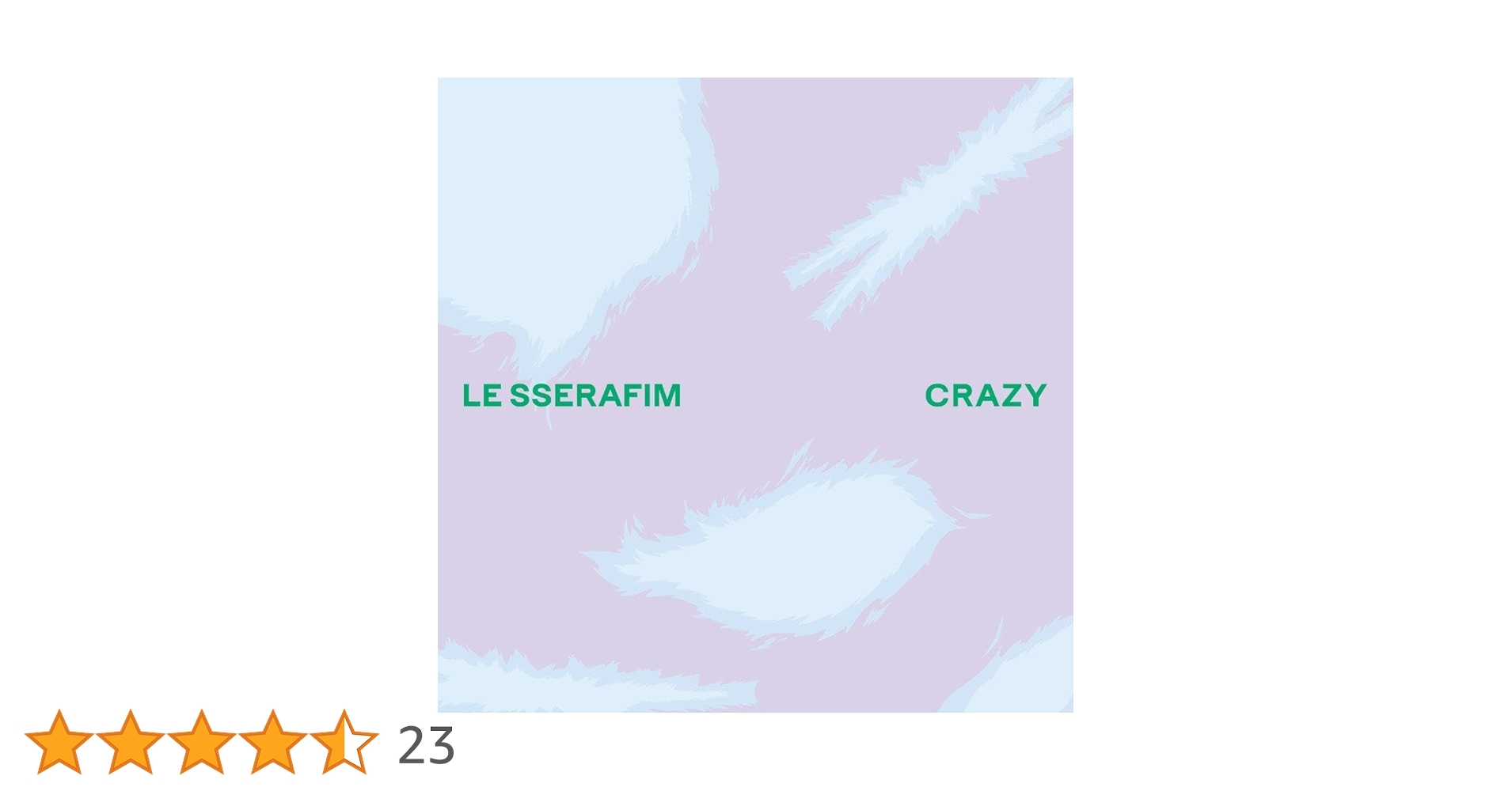 Amazon.co.jp: CRAZY(通常盤(初回プレス限定)) - LE SSERAFIM