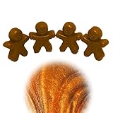 🎅 NACHHALTIGE WAHL - Unsere Lebkuchenmännchen bestehen aus reinem Sojawachs und sind vegan, umweltfreundlich und sicher für den Gebrauch in Duftlampen oder Schmelzern.
