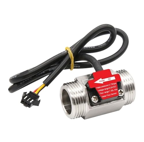 Capteur de débit d'eau S304 G3/4 en inox pour réguler le flux de 5V à 24V