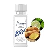 Florage 100ml Saunaaufguss INGWER BERGAMOTTE - 50 Jahre Erfahrung als deutsche Duftmanufaktur, hochergiebiges Aufgussmittel für die Sauna, viele Aufguss Düfte, vegan und ohne Tierversuche