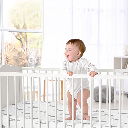 Sweet Jojo Designs B01MXUXEHN Fitted Crib Sheet For Grey And White Woodland Deer Baby/Toddler Bedding Set Collection thumb #1