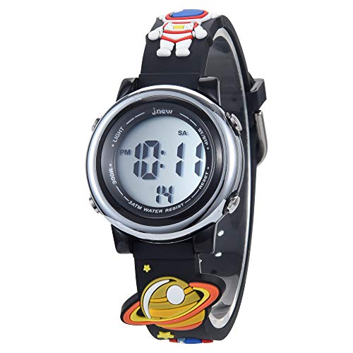 Boy's Kids Watches 3D Girl's Cartoon Silicone Waterproof 7 LED Color Lights Toddler Digital Wrist Watch with Alarm Stopwatch for 3-10 Year Girls Little Children Wristwatch2